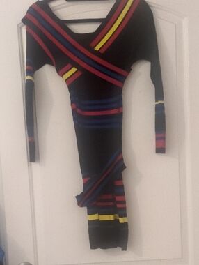 Diesel Black And Multicolored Dress